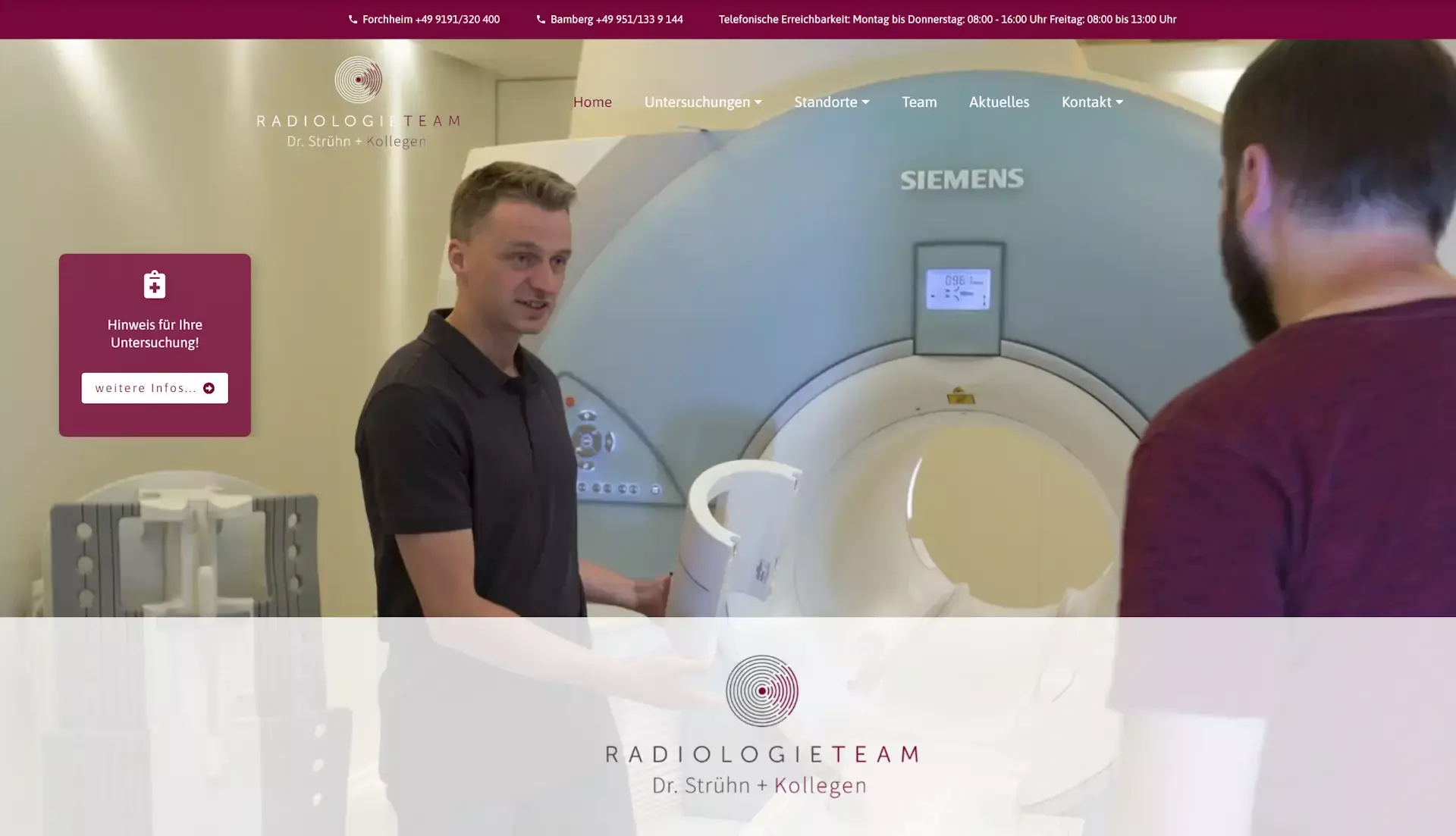 neue Website von Radiologieteam Dr. Strühn + Kollegen ist online!